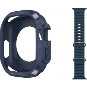 Apple Watch Ultra/ultra2 Silikon Kasa Koruyucu+Ocean Kordon