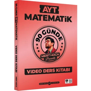 Mert Hoca Yayınları 2026 90 Günde AYT Matematik Video Ders Kitabı