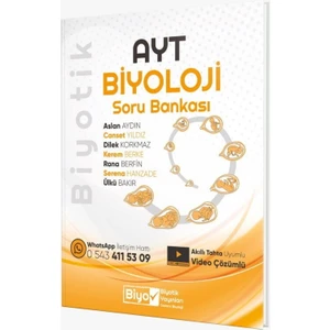 Biyotik 2026 Ayt Biyoloji Soru Bankası