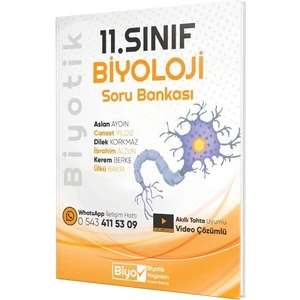 Biyotik 2026 11. Sınıf Biyoloji Soru Bankası