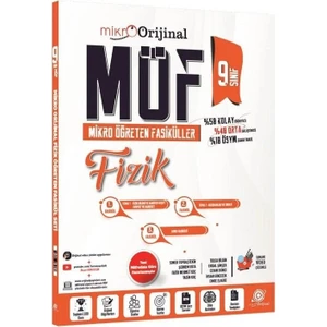 Orijinal 2026 9. Sınıf Fizik Möf Mikro Öğreten Fasiküller