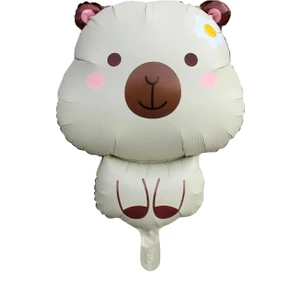 Krem Capybara Folyo Balon 71X 48 cm