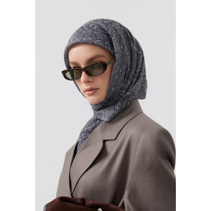 Pamuk Eşarp Timeless Gümüş