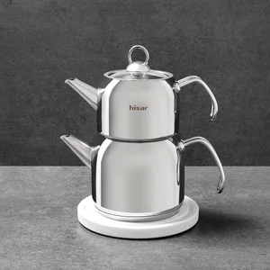 Satürn Mini Çelik Çaydanlık Cam Kapak