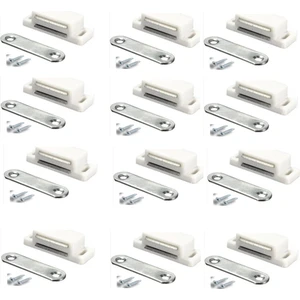 Mıknatıslı Plastik Mobilya Dolap Kapak Sineklik Çıt Çıt Kilit 12 Adet