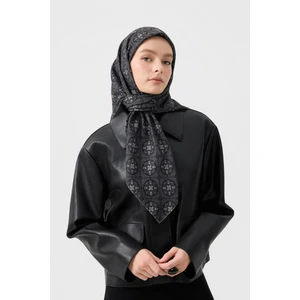 Pamuk Eşarp Medallion Küf Yeşili