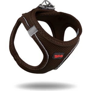 Tailpetz Air-mesh Harness Köpek Göğüs Tasması Kahverengi