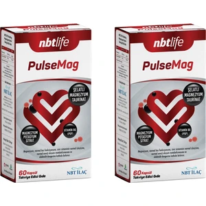 Nbt Life Pulsemag 60 Kapsül Şelatlı Magnezyum Taurinat 2 Adet