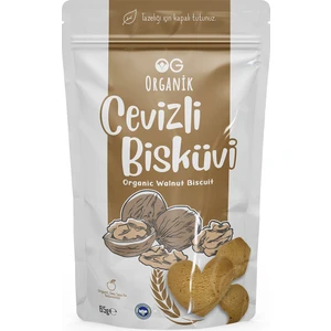 OG natural Organik Cevizli Bisküvi 65 Gr