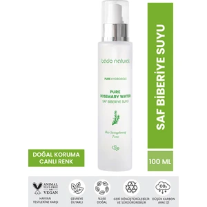 Bade Natural Biberiye Suyu Dökülme Karşıtı ve Saç Uzamasını Destekleyici Saç Toniği %100 Doğal ve Saf 100 ml