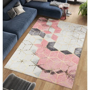 Ipek Kadife Dokulu Lastikli Sünger Apreli Yıkanabilir Modern Desenlerde Halı Örtüsü 12 M2