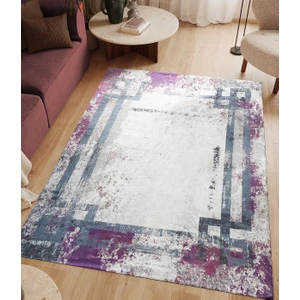 Ipek Kadife Dokulu Lastikli Sünger Apreli Yıkanabilir Modern Desenlerde Halı Örtüsü 12 M2