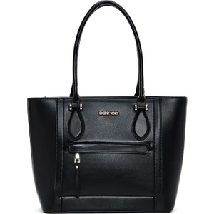 Kadın Siyah Klasik Omuz Çantası 25WBD283418