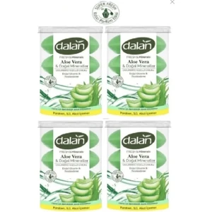 Dalan Fresh Minerals Duş Sabunu  Aloe Vera 440 gr x 4 Paket (4 Kutu)