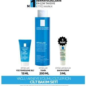 La Roche-Posay Effaclar Arındırıcı ve Gözenek Sıkılaştırıcı Tonik 200 ml – Yağlı, Akneye Eğilimli Ciltler İçin