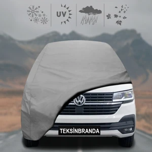 Volkswagen Transporter T6 (2015 - 2023) Oto Branda Su Geçirmez Miflonlu Araba Brandası Klipsli Araba Çadırı