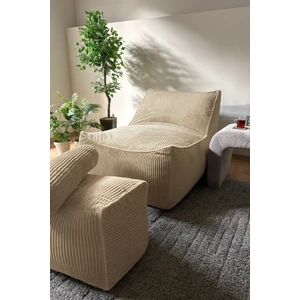 Luna Armut Puf Koltuk Takımı | Kadife Fitilli Kumaş | Kaydırmaz Tabanlı Tv & Oyun Koltuğu – Katt