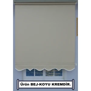 Kalın Keten Stor Zebra Güneşlik Perde (Etekli) – Alüminyum Kasa & Boru, Ithal Kumaş