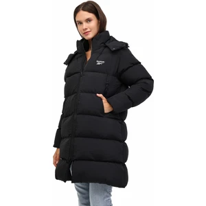 Invıerno Jacket Siyah Kadın Uzun Kaban