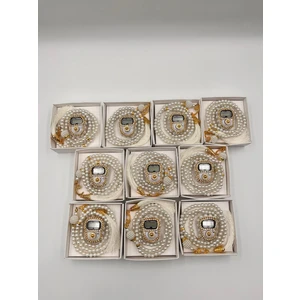 10 Adet Hediyelik Çeyizlik Şık Kutulu Tesbih ve Taşlı Zikirmatik Seti