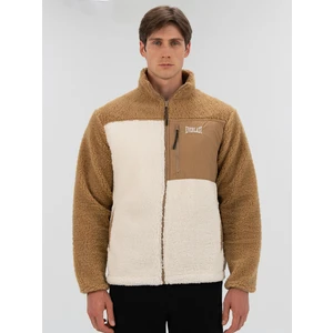 Winter Essentials Krem Erkek Full Zip Sherpa Sweat