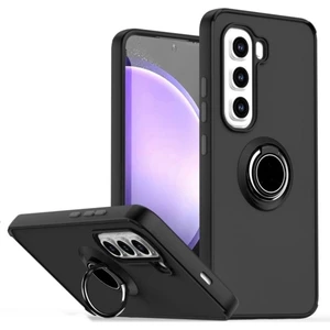 Infinix Hot 50 Pro Kılıf Kamera Korumalı Yüzüklü Manyetik Standlı Arkası Buzlu Iring Kapak