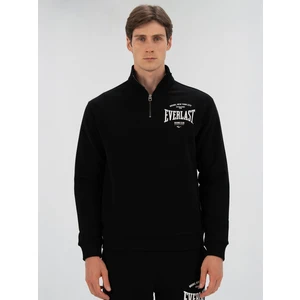 Bronx Nyc Half Zip Regular Siyah Erkek Sweatshirt