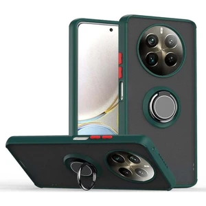 Realme 12 Pro Kılıf Kamera Korumalı Yüzüklü Manyetik Standlı Arkası Buzlu Iring Kapak