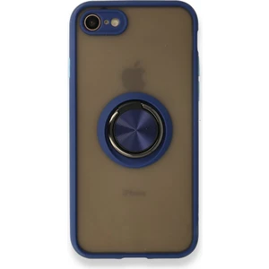 Apple Iphone Se 2022 Kılıf Kamera Korumalı Yüzüklü Manyetik Standlı Arkası Buzlu Iring Kapak