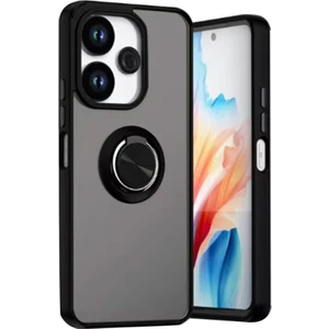 Xiaomi Redmi 13 4g Kılıf Kamera Korumalı Yüzüklü Manyetik Standlı Arkası Buzlu Iring Kapak