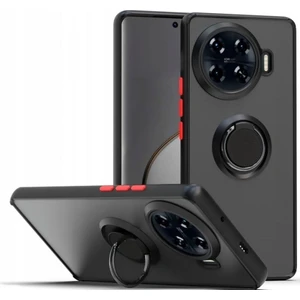 Tecno Spark 20 Pro Plus Kılıf Kamera Korumalı Yüzüklü Manyetik Standlı Arkası Buzlu Iring Kapak