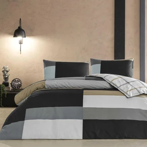 Genç Modası Ranforce Tek Kişilik Nevresim Takımı Nexie Antrasit