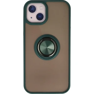 Apple Iphone 15 Plus Kılıf Kamera Korumalı Yüzüklü Manyetik Standlı Arkası Buzlu Iring Kapak