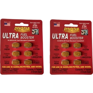 Dyno Tab Ultra Yakıt Performans Arttırıcı ve Sistem temizleyici (Benzin ve Dizel) 2 li Set