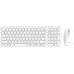 D300 Beyaz Kablosuz Klavye Mouse Set