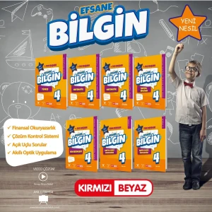 Kırmızı Beyaz 4. Sınıf Efsane Bilgin Set