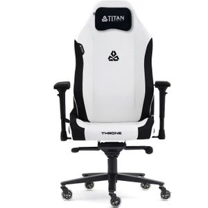 Throne Leather White Oyuncu Koltuğu