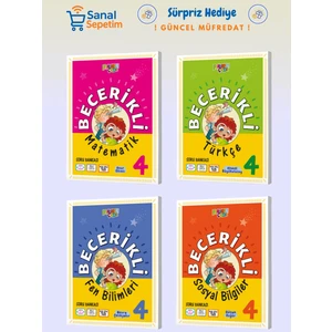 4. Sınıf Becerikli Matematik + Türkçe + Fen Bilimleri + Sosyal Bilgiler Soru Bankaları Set
