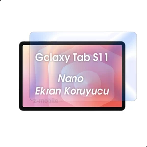 Galaxy Tab S11 Ekran Koruyucu 11 Inç SM-X730 Uyumlu Nano Esnek Kırılmaz Ekran Koruyucu