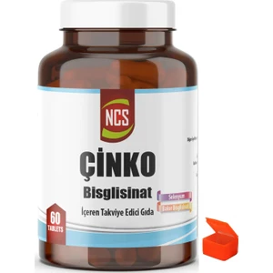 Çinko Zinc Selenyum Bakır 60 Tablets + Hap Kutusu