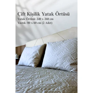 Çift Kişilik Yatak Örtüsü Kapitoneli
