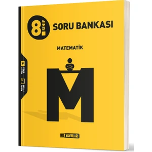 Hız Yayınları 8. Sınıf Matematik Soru Bankası Hız Yayınları