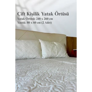Çift Kişilik Yatak Örtüsü Kapitoneli