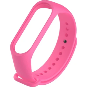 Xiaomi Mi Band 3 Silikon Kordon Koyu Pembe