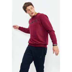 Tommy Life Erguvan Yazı Nakışlı O Yaka Rahat Form Erkek Sweatshirt - 88020