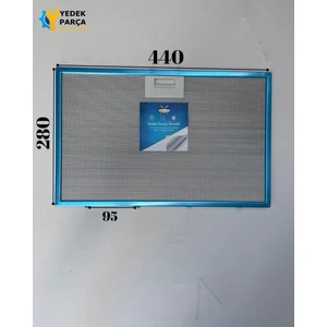 Arçelik Uyumlu Davlumbaz Filtresi 44X28 cm Arkaara 10CM Aspiratör Filtre