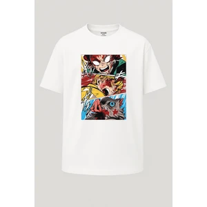 Oversize Demon Slayer Tanjiro Zenitsu Unisex Tişört