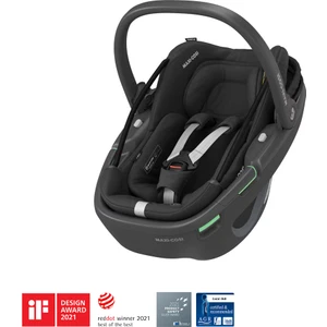 Coral 360 Dönebilir 2'si Bir Arada Modüler Ana Kucağı ve Oto Koltuğu Essential Black