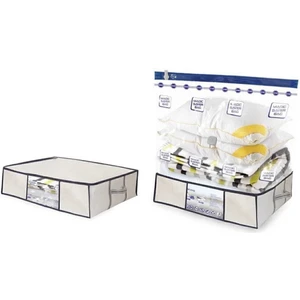 Magic Saver Bag XXL Vakumlu Saklama Hurcu 50x65x25 cm Beyaz Hava Geçirmez ve Tekrar Kullanılabilir