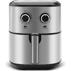 Multifry Inox Double Pan Airfryer 5,5 L XL Kapasiteli Çift Hazneli Sıcak Hava Fritözü